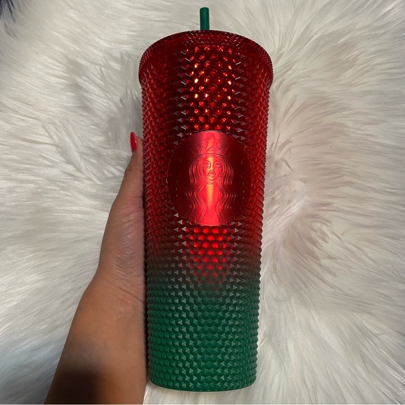 Disney Parks Mickey Christmas Starbucks Tumbler with Straw Walt Disney World NWT - Picture 12 of 13